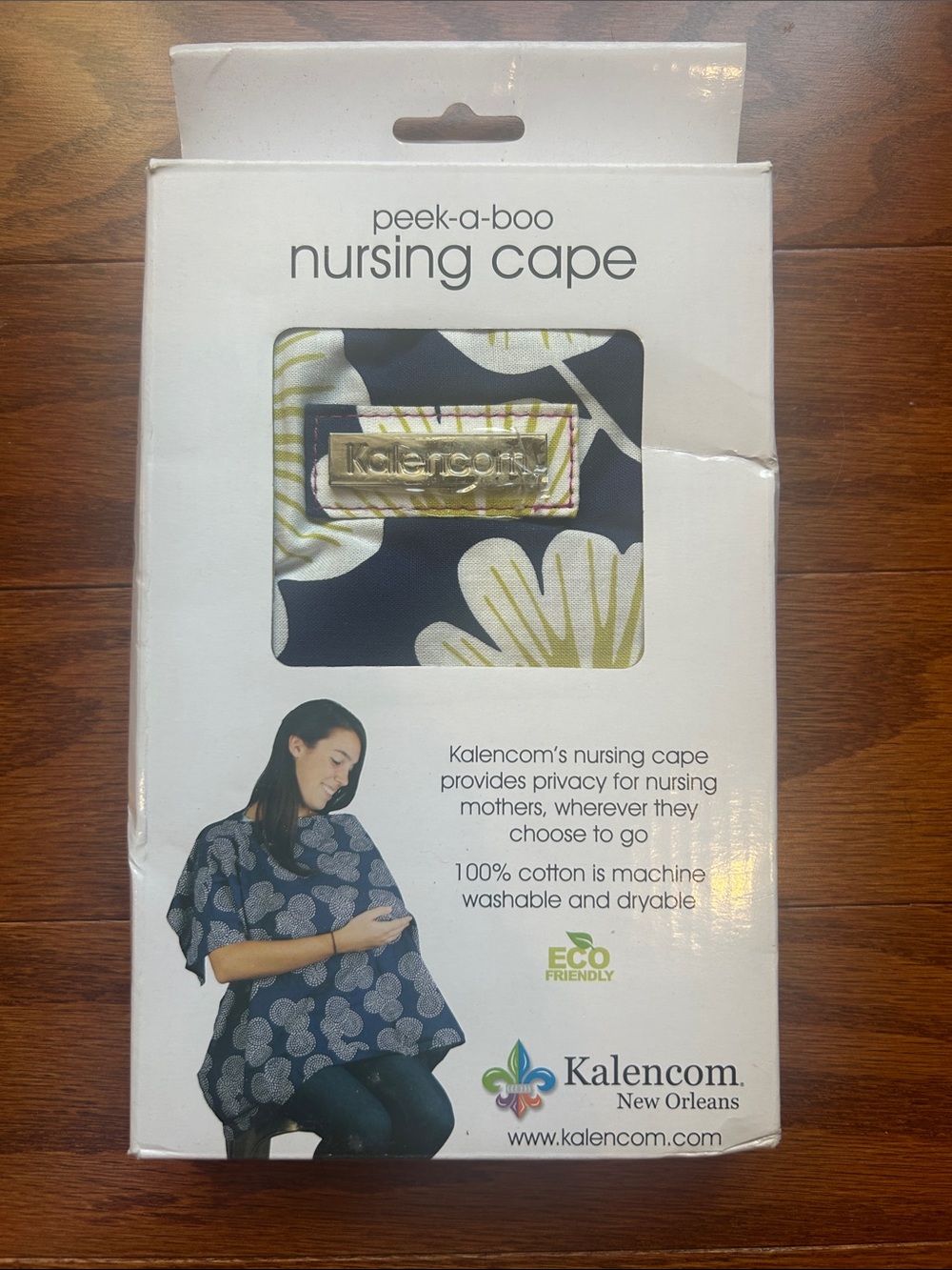 Kalencom Peek-a-Boo Nursing Cape - Navy Floral